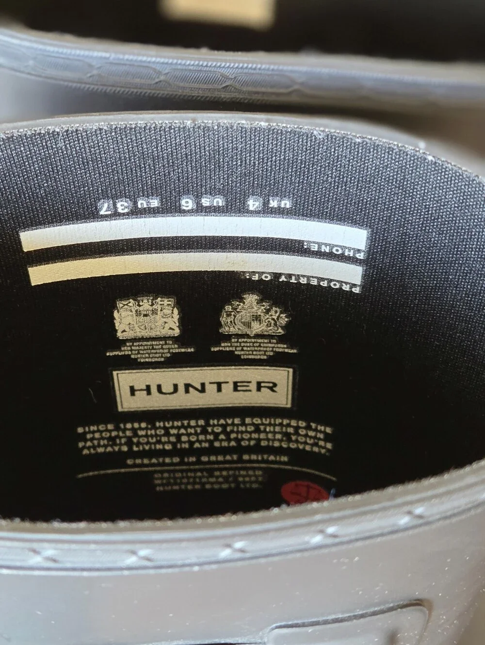Hunter Classic Matte Black Tall Rain Boots